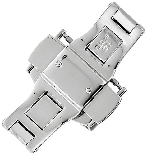 Hadley-Roma 18mm Stainless Steel Push Button Deployant Clasp