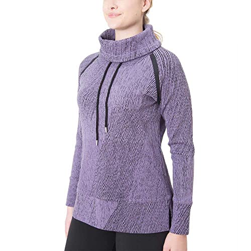 Kirkland Signature Ladies' Jacquard Pullover (L, Purple)