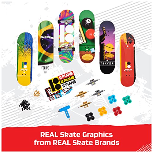 TECH DECK, Sk8shop Fingerboard Bonus Pack, Collectible and Customizable Mini Skateboards, Kids Toys for Ages 6 and up (Styles May Vary)