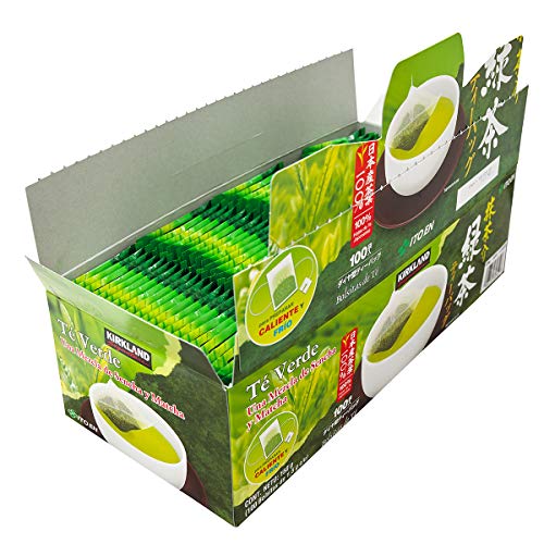 Kirkland Signature Ito En Matcha Blend, 100% Japanese Green Tea Leaves, 100 T...