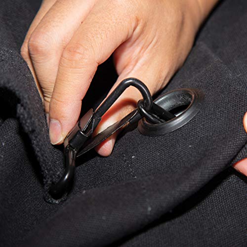 STANSPORT - Cotton Canvas Duffel Bag With Shoulder Strap For Travel and Storage Black, 36' X 10' X 10'