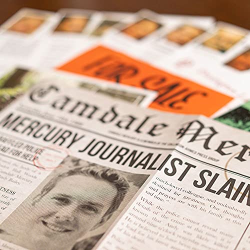 Think Fun Cold Case: A Story to Die for– A Murder Mystery Game in a Box for Ages 14 and Up