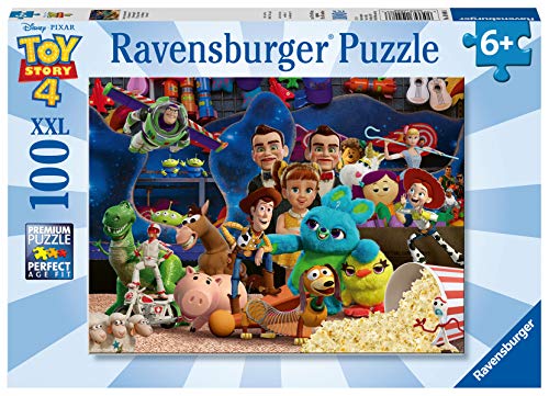 Ravensburger 10408 Disney Pixar Toy Story 4 - 100 Piece Jigsaw Puzzle for Kids - Every Piece is Unique - Pieces Fit Together Perfectly,Multicoloured