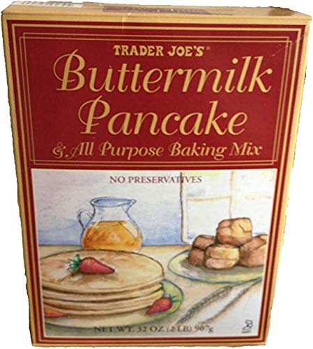 Trader Joe's Buttermilk Pancake and All Purpose Baking Mix 32 oz (Pack of 3)