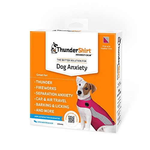 ThunderShirt for Dogs, Small, Pink Polo - Dog Anxiety Vest