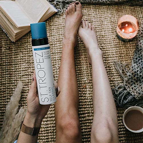 St. Tropez Self Tan Classic Bronzing Mousse, Vegan Self Tanner for a Sunkissed Glow, Lightweight, 100% Natural Self Tanning Active, 4 Fl Oz