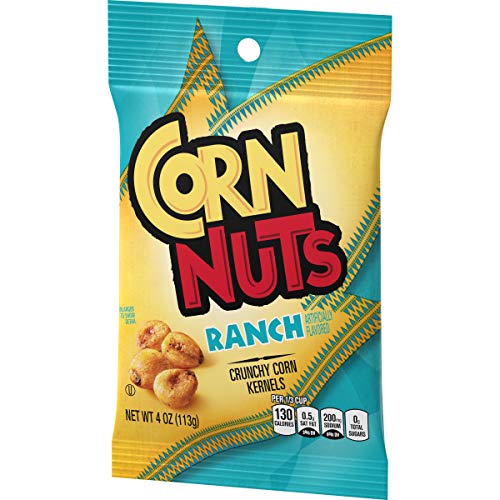 Corn Nuts Ranch Crunchy Corn Kernels (4 oz Bags, Pack of 12)