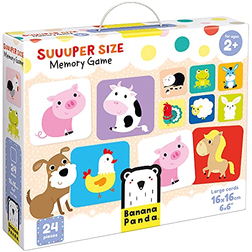 Banana Panda - Suuuper Size Memory Game - Educational Game for Kids Ages 2 Years and Up