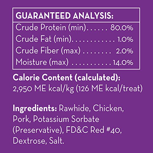 Dingo 156095 Rawhide Bones For Small Dogs, Chicken,White, 6-Count, 8 Ounces