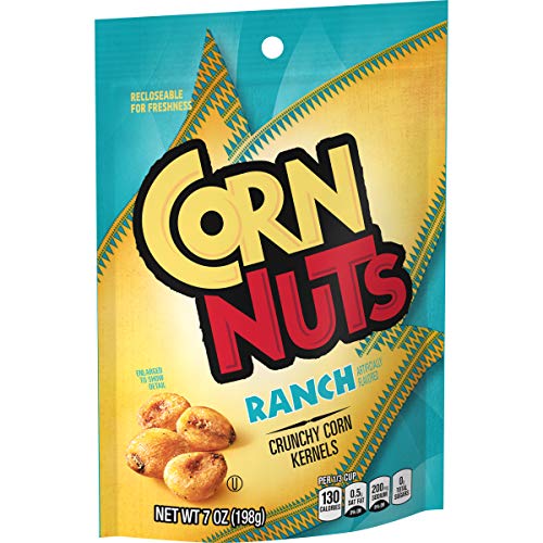 Corn Nuts Ranch Crunchy Corn Kernels (7 oz Bags, Pack of 12)