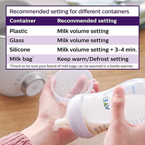 Philips AVENT Fast Baby Bottle Warmer with Smart Temperature Control and Automatic Shut-Off, SCF358/00