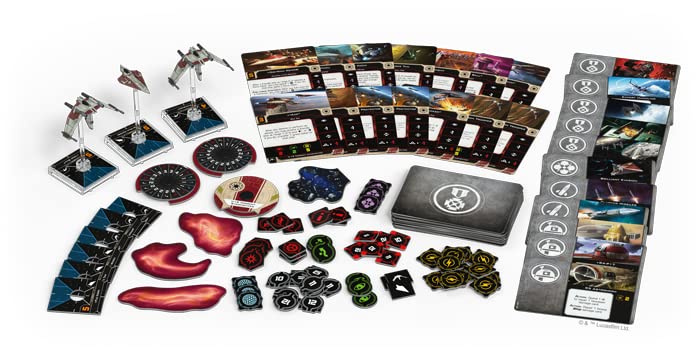 Star Wars X-Wing 2nd Edition Miniatures Game Guardians of the Republic SQUADRON PACK Strategy Game for Adults and Teens Ages 14+ 2 Players Playtime 45 Minutes Fantasy Flight Games