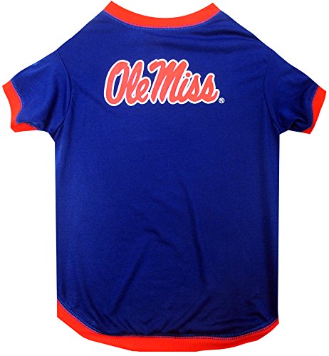 NCAA Mississippi OLE Miss Rebels Dog T-Shirt, Small