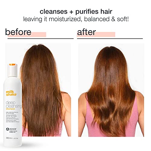 milk_shake Deep Cleansing Shampoo - SLES Free Deep Cleaning Shampoo to Remove Buildup, 33.8 fl. oz.
