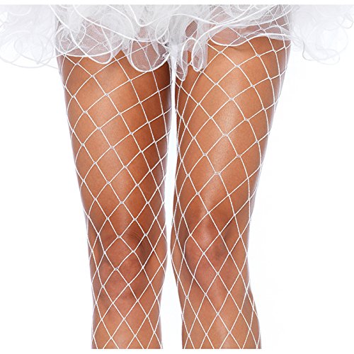 Leg Avenue Women's Tights, White, One Size