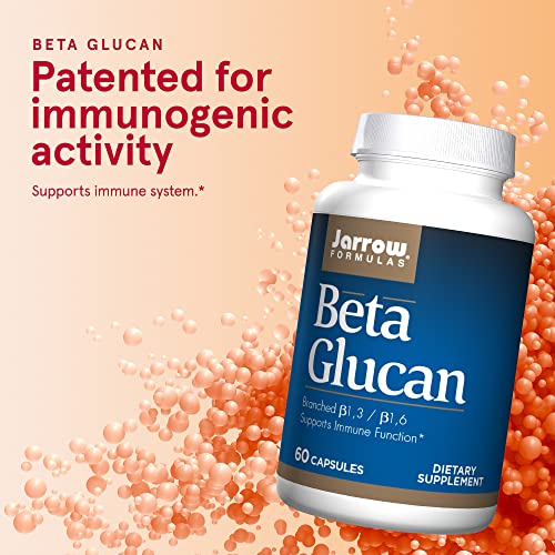 Jarrow Formulas, Beta Glucan Capsules, 250 mg, 60 Count