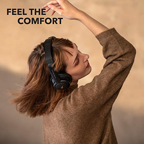 Soundcore by Anker Life Q30 Hybrid Active Noise Cancelling Headphones with Multiple Modes, Hi-Res Sound, Custom EQ via App, 40H Playtime, Comfortable Fit, Bluetooth Headphones, Multipoint Connection