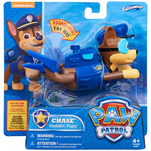 SwimWays Paw Patrol Paddlin' Pups Chase, Bath Toys and Pool Party Supplies for Kids Ages 4 and Up