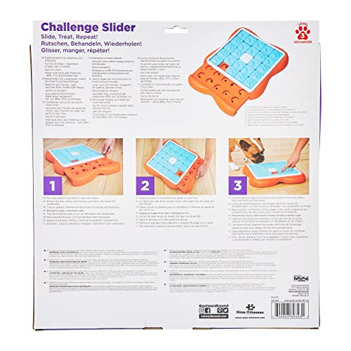 Outward Hound Nina Ottosson Challenge Slider Interactive Treat Puzzle Dog Toy, Advanced