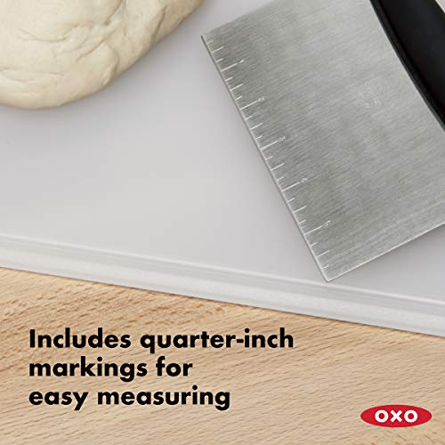 OXO Good Grips Stainless Steel Scraper and Chopper,Silver/Black