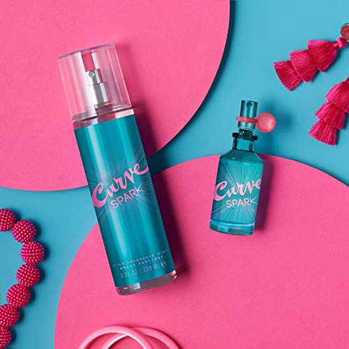 Curve Spark Eau De Toilette Perfume Spray, Perfume for Women 1.0oz
