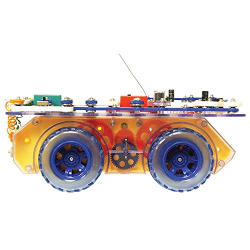 Snap Circuits R/C Snap Rover Electronics Exploration Kit | 23 Fun STEM Projects | 4-Color Project Manual | 30+ Snap Modules | Unlimited Fun,Black