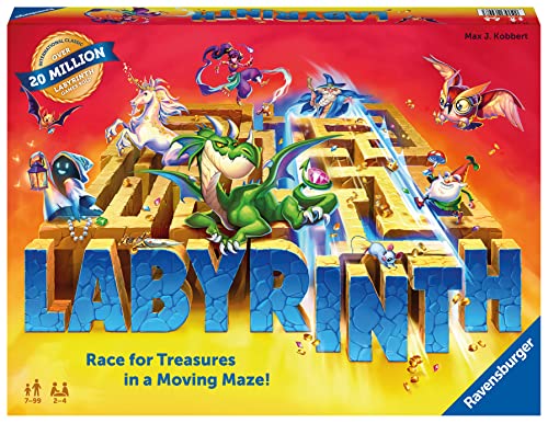 Ravensburger Labyrinth Family Board Game for Kids and Adults Age 7 and Up - Millions Sold, Easy to Learn and Play with Great Replay Value (26448)