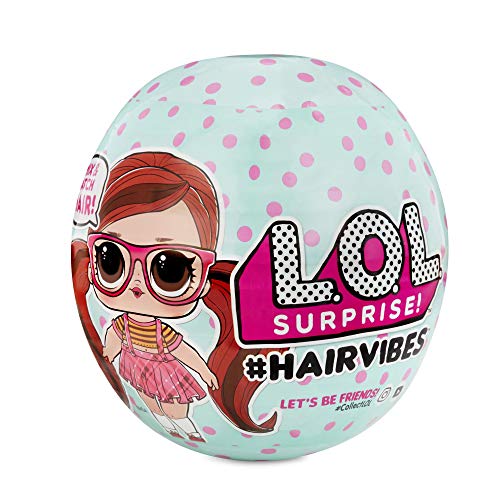 L.O.L. Surprise! Hairvibes Dolls with 15 Surprises and Mix and Match Hairpieces