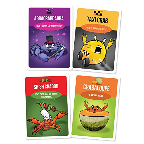 You've Got Crabs by Exploding Kittens - A Card Game Filled with Crustaceans and Secrets - Family-Friendly Party Games For Adults, Teens and Kids