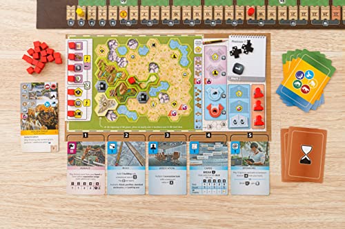Capstone Games: Ark Nova Card Drafting, Hand Management Strategy Board Game, 1-4 Players, 90 to 150 Minute Play, Multi
