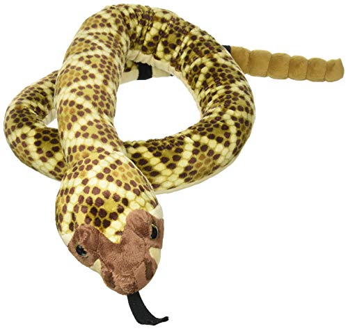WILD REPUBLIC Snake Plush, Stuffed Animal, Plush Toy, Gifts for Kids, Western Diamondback 70'