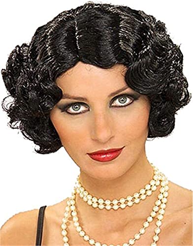 Forum Novelties womens Flapper Costume Wig, Black, One Size US