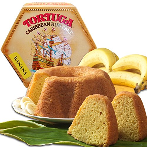 TORTUGA Caribbean Banana Rum Cake - 16 oz Rum Cake - The Perfect Premium Gourmet Gift for Gift Baskets, Parties, Holidays, and Birthdays - Great Cakes for Delivery