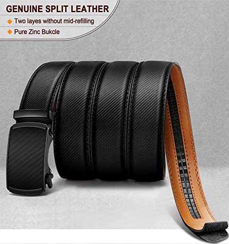 BULLIANT Men's Belt, Slide Ratchet Belt For Men Dress Pant Shirt Oxfords,trim To Fit