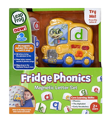 LeapFrog Fridge Phonics Magnetic Letter Set, Yellow