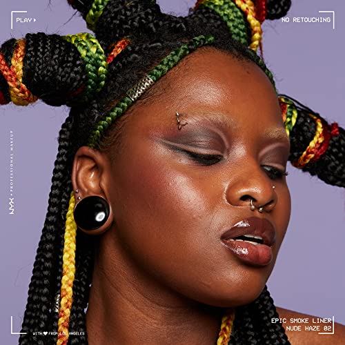 NYX PROFESSIONAL MAKEUP Epic Smoke Liner, Vegan Smokey Eyeliner - Nude Haze (Neutral Brown)