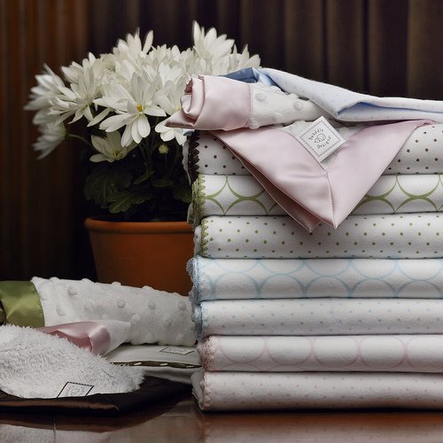 SwaddleDesigns Large Receiving Blanket, Ultimate Swaddle for Baby Boys, Girls, Softest US Cotton Flannel, Best Shower Gift, MADE in USA, Pastel Pink Polka Dots, Mom’s Choice Winner