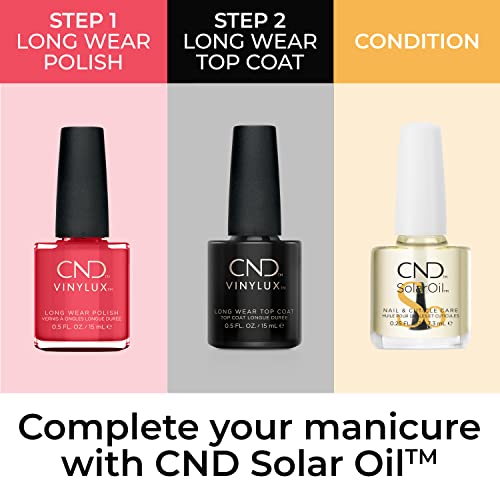 CND Vinylux Longwear Coral Nail Polish, Gel-like Shine and Chip Resistant Color, 0.5 Fl Oz