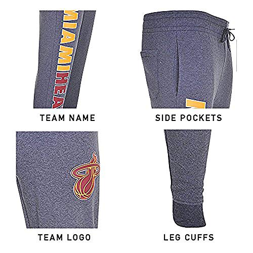 Ultra Game NBA Men's Soft Fleece Active Jogger Sweatpants