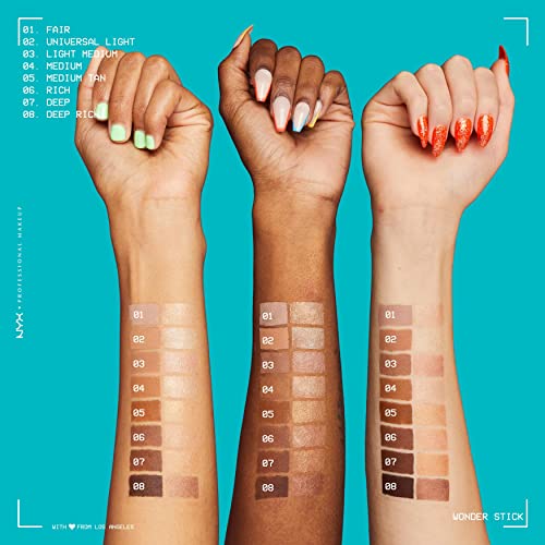 NYX PROFESSIONAL MAKEUP Wonder Stick, Face Shaping and Contouring Stick - Deep