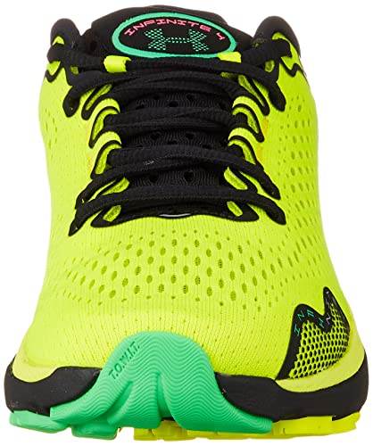 Under Armour Men's HOVR Infinite 4 Running Shoe Sneaker, (302) Yellow Ray/Black/Black, 11.5