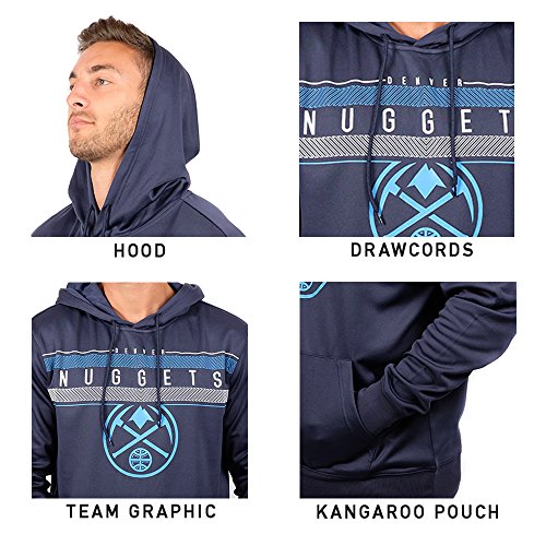 Ultra Game NBA Men's Fleece Midtown Pullover Sweatshirt