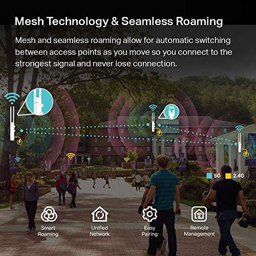 TP-Link EAP225-Outdoor | Omada AC1200 Wireless Gigabit Outdoor Access Point | Business WiFi Solution w/ Mesh Support, Seamless Roaming and MU-MIMO | PoE Powered | SDN Integrated | Cloud Access and App