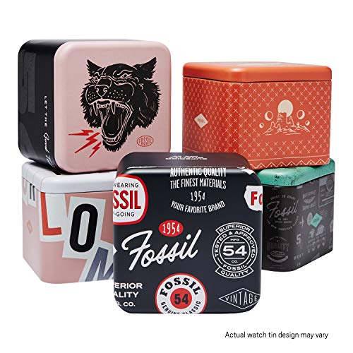 Fossil Women's Jesse Quartz Stainless Steel Three-Hand Watch, Color: Rose Gold Glitz (Model: ES3020)