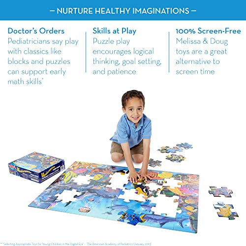 Melissa and Doug Underwater Ocean Floor Puzzle (48 pcs, 2 x 3 feet)