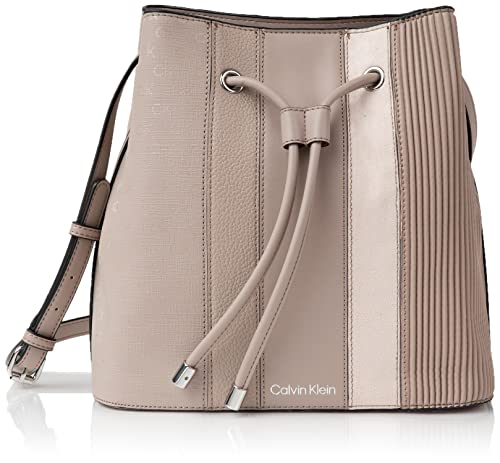 Calvin Klein Gabrianna Novelty Bucket Shoulder Bag, Goat Combo Logo