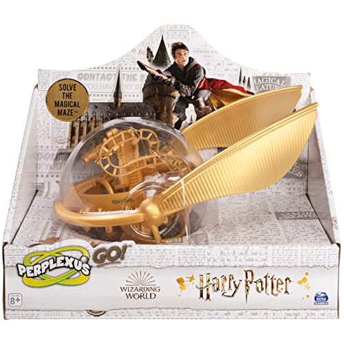 Spin Master Games Perplexus, Harry Potter Go 3D Gravity Maze Game Brain Teaser Fidget Sensory Toy Puzzle Ball, for Adults and Kids Ages 8 and up