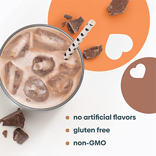 Upspring Milkflow + Energy Breastfeeding Supplement Drink Mix with Fenugreek | Chocolate Flavor | Lactation Supplement to Support Breast Milk Supply and B Vitamins* | 16 Drink Mixes