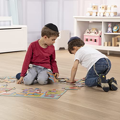 Melissa and Doug Natural Play Giant Floor Puzzle: ABC Animals (35 Pieces)