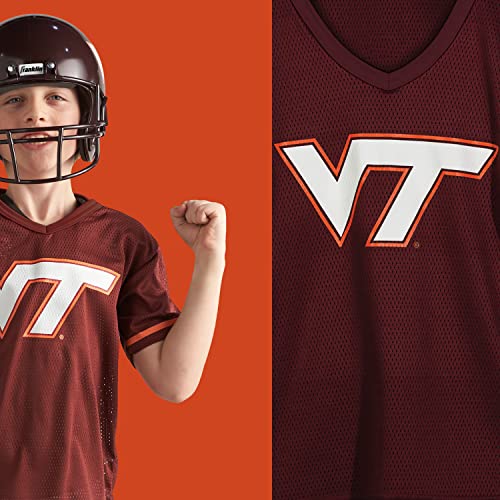 Franklin Sports NCAA Virginia Tech Hokies Kids College Football Uniform Set - Youth Uniform Set - Includes Jersey, Helmet, Pants - Youth Small
